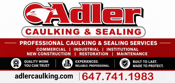 Adler Caulking Sign